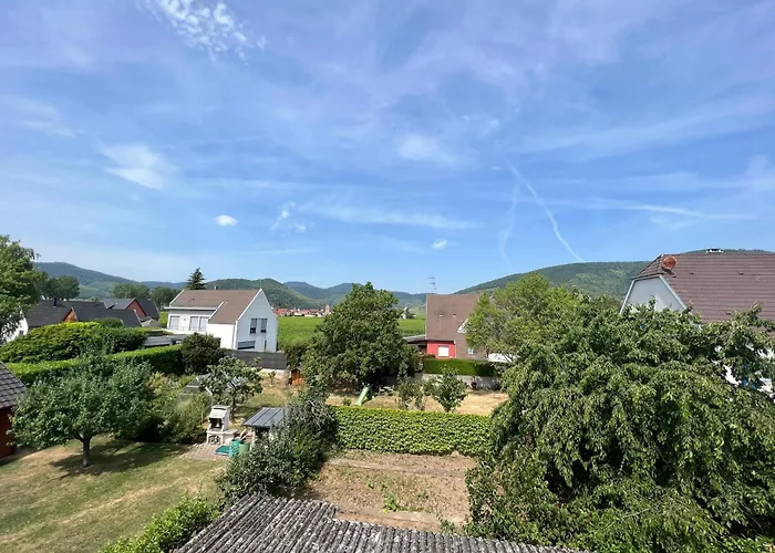 Le Cerisier - Route Des Vins - Parking Et Terrasse Avec Vue Sur Montagnes Et Vignoble